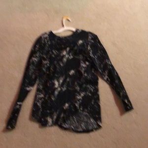 Scallop fit black PacSun longsleeved tshirt